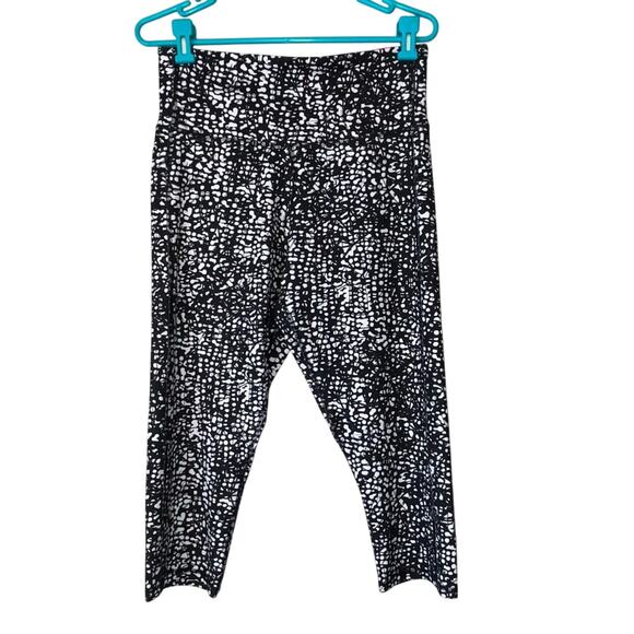C9 Champion Black / White Patterned Leggings Size XL - Picture 1 of 11
